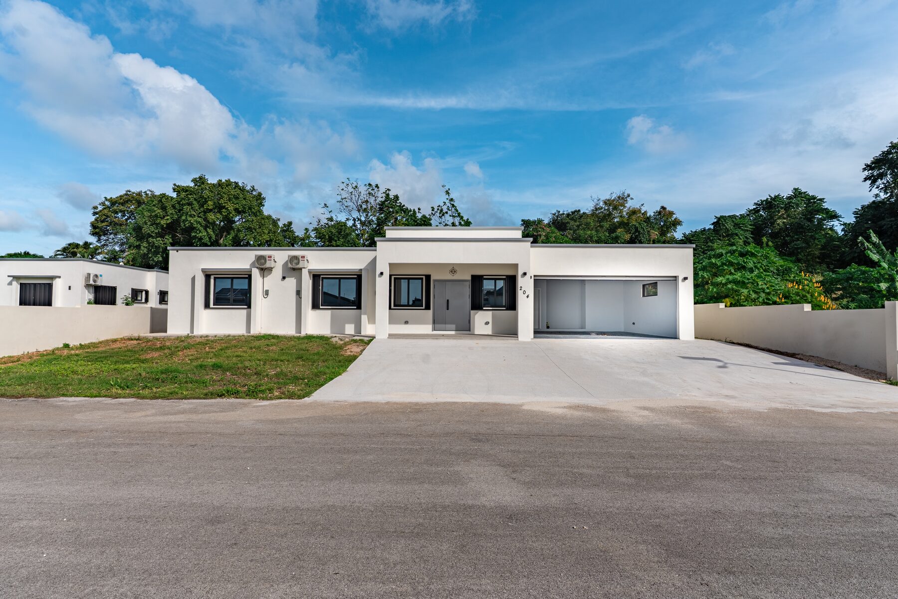 Completed modern residence in Mangilao, Guam